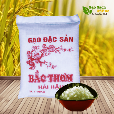 Gạo bắc hương đóng túi