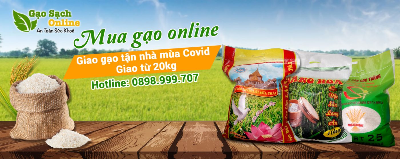 banner gạo từ thiện